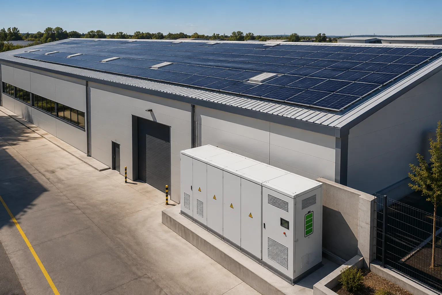 BESS + IA para empresas con placas solares
