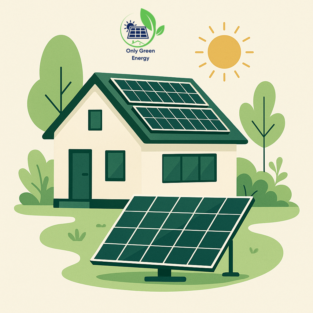 Vista aérea de una nave industrial con paneles solares instalados en el tejado.