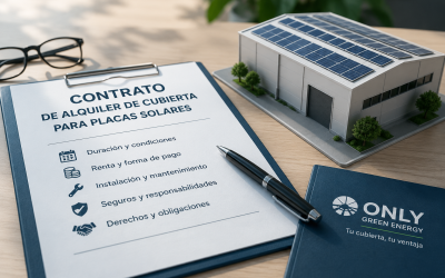Contrato de alquiler de cubierta para placas solares: qué debes saber