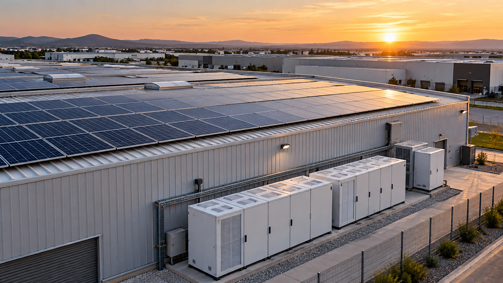 Empresas para BESS + IA con placas solares