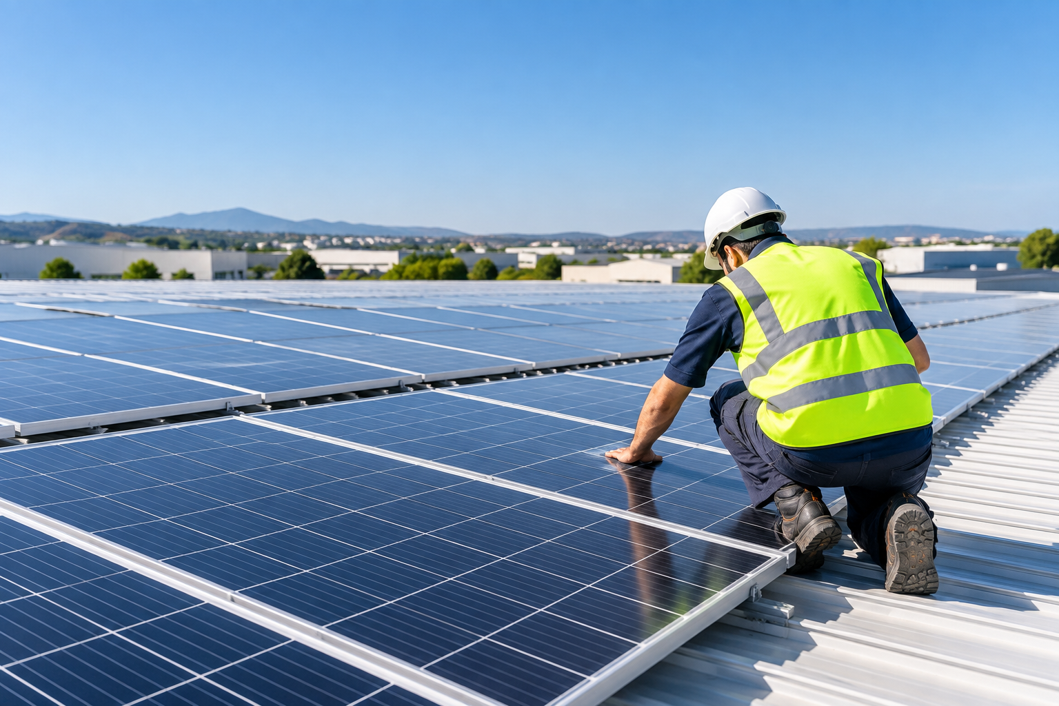 Mantenimiento PPA solar en una instalación fotovoltaica industrial