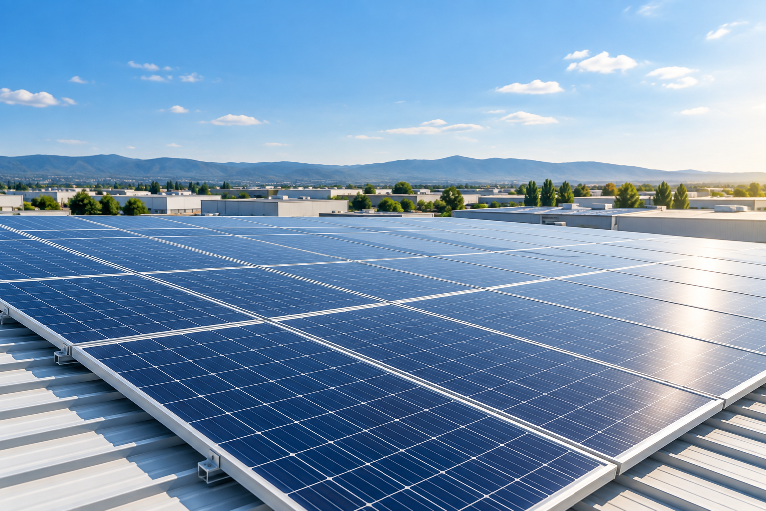 Instalación de placas solares financiada mediante un PPA